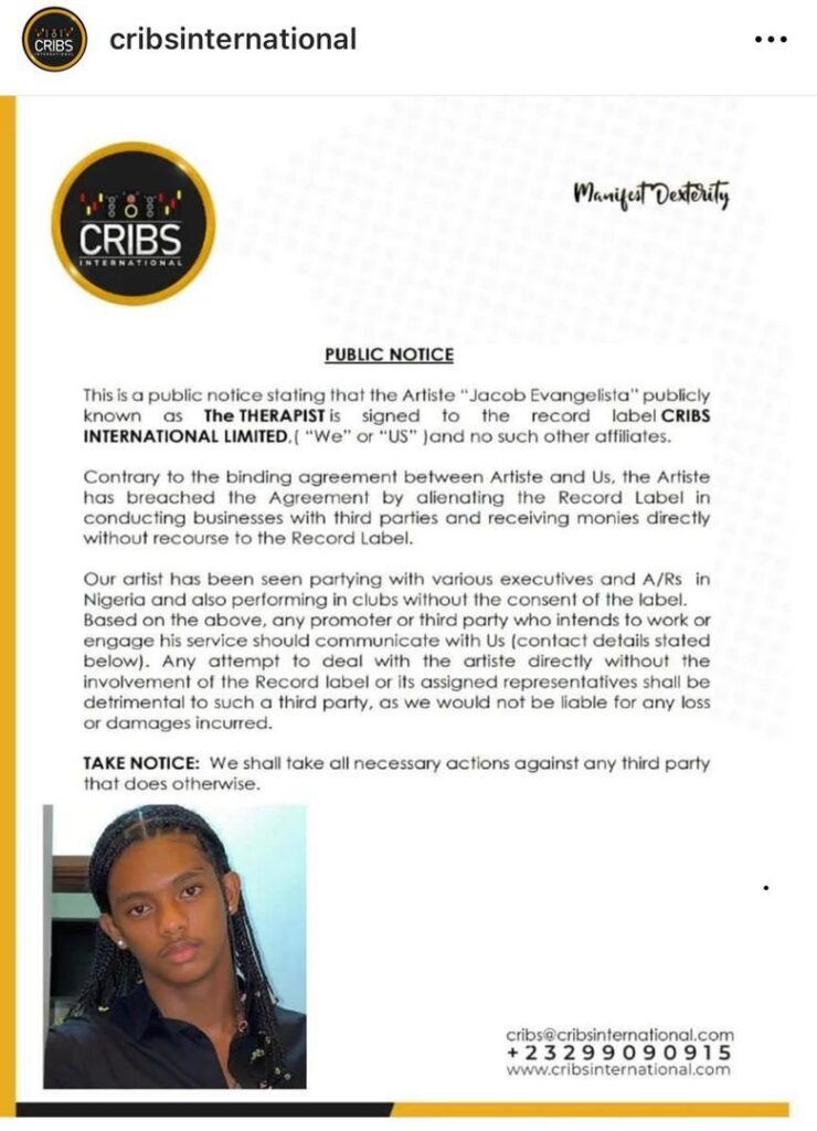 Cribs International Limited